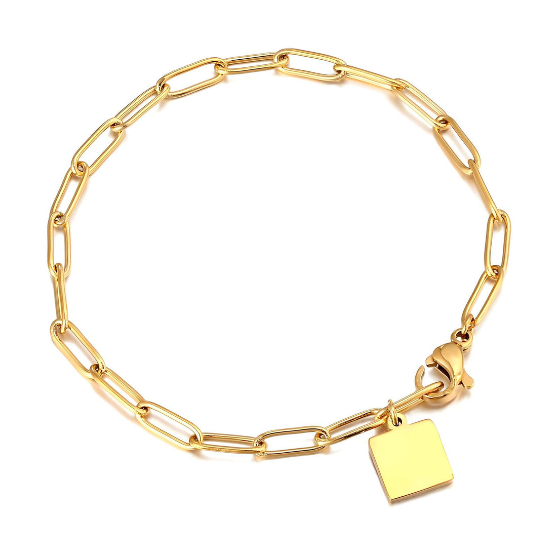 Pulsera de minimalismo chapada en oro