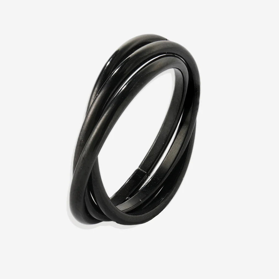 Interlocked Triple Rolling Ring