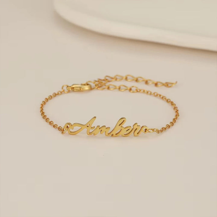 Pulseras de nombre personalizadas