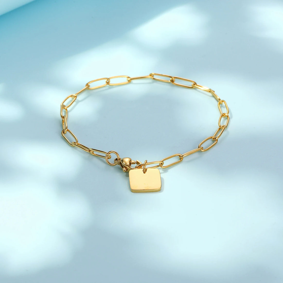 Pulsera de minimalismo chapada en oro