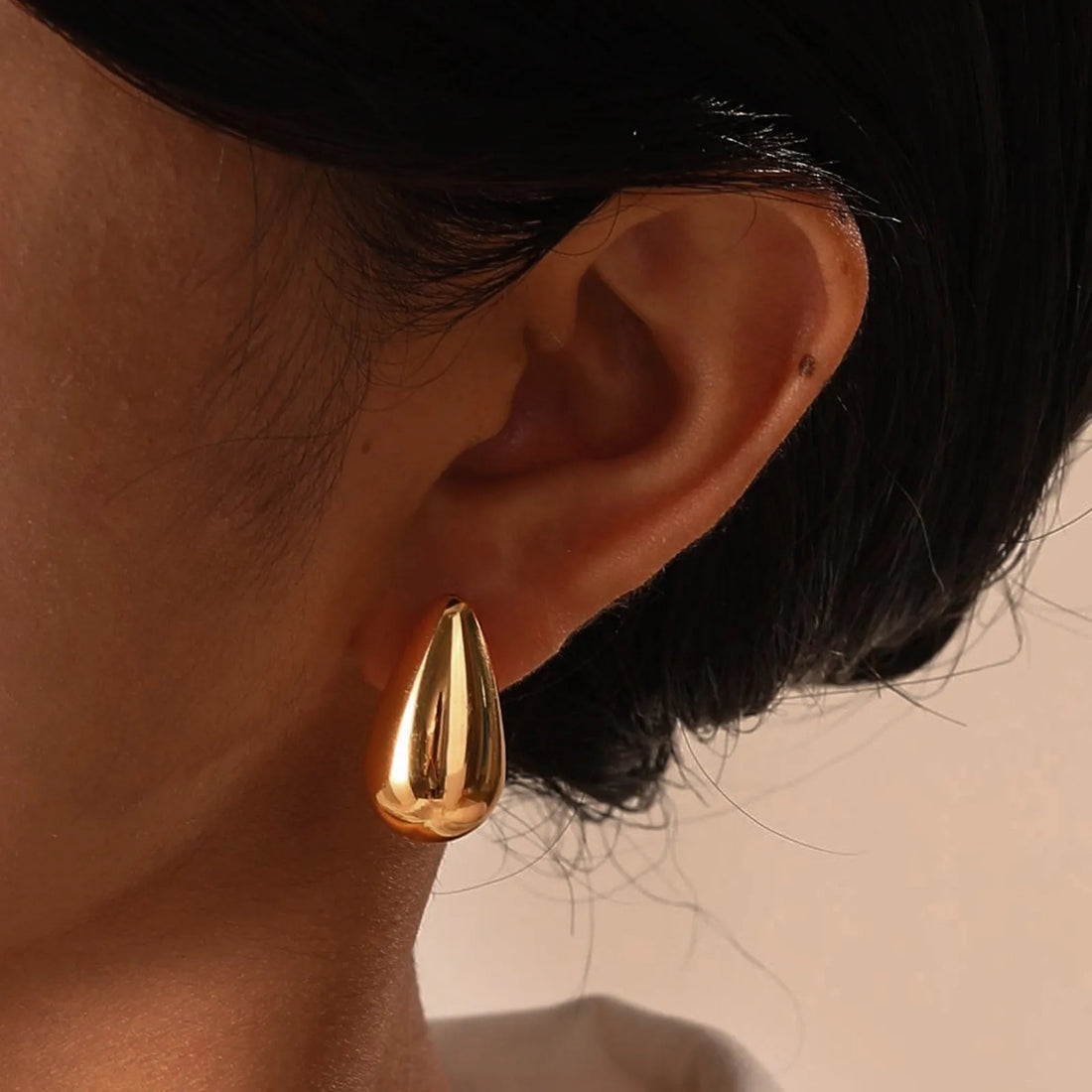 Pendientes de gota para un look elegante